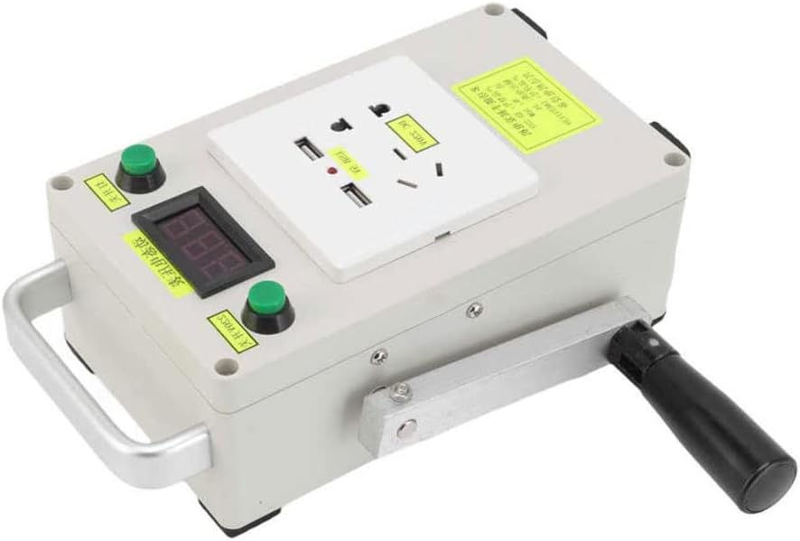 Portable Dynamo Generator Hand Crank Generator Outdoor Emergency Generator Hand Generator Multifunctional Generator Power Bank