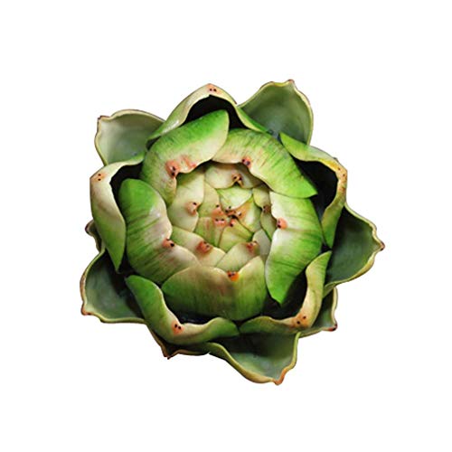 Image of Ulalaza 1Pc Fake Artichoke Artificial Fruits Model Lifelike Plastic Vegetables Christmas Party Decoration