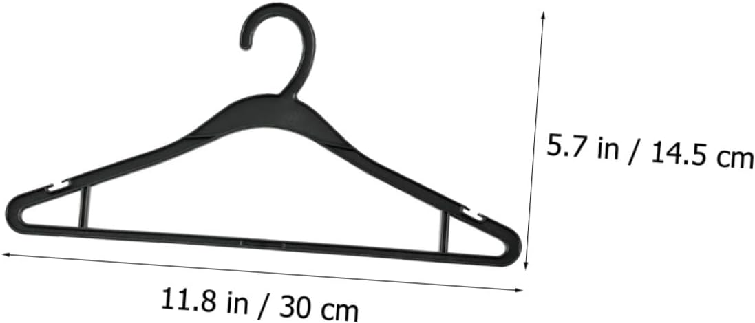 20pcs Children's Plastic Clothes Hangers for Baby Closet Organization