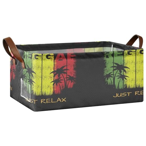 Kjovgcb �����`���[�o�X�P�b�g�{�b�N�X 1�� �܂肽���ݎ��{�b�N�X ���U�[�n���h���t�� �L�b�`���p�o�X�P�b�g�I�[�K�i�C�U�[ 16.9x11.4x7.75�C���` �v�����g �����b�N�X ���Q�G ���y ���V�̖� �u���b�N