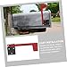 Happyyami 1Set Adhesive Mailbox Flag Replacement Kit Easy No Tool Installation Durable Metal Mailbox Flag for All Weather Use for Standard Mailboxes