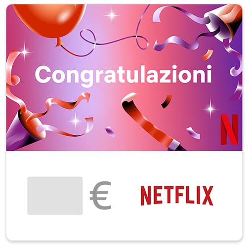 Netflix Carta Regalo - €25 - Netflix Congratulazioni - via e-mail