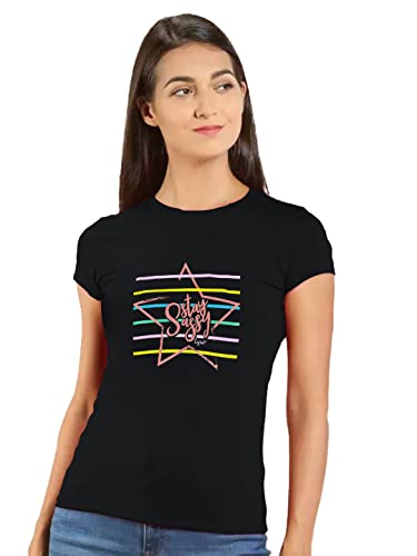 Image of Lyra Women's Cotton Regular Fit T-Shirt