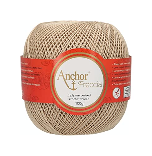 Anchor 4770006-00286 - Hilo de ganchillo (100% algodón, 286, grosor 6, 163 g)