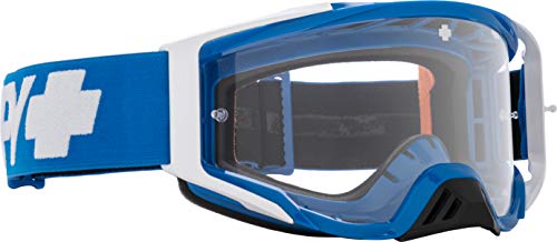 Masque de moto Spy+ Foundation Checkers Clear taille Medium unisexe