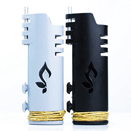 Hemp Wick Lighter 2 Pack Wrapper, Includes 8Ft Hemp Wick By Hemplights Usa (Green/Gray) #TOP3