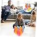 FAVOMOTO 1 Set Bowling Pins Balls Fun Educational Activity Safe Material for Family Interaction Random Color