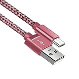Micro USB Cable Nylon Braided Micro USB Charger Cable Fast Charging Cable Compatible with Samsung Galaxy S7 S6 J7 J5 J3, Huawei, HTC, Nokia, Tablet, Kindle, PS4 (1 Meter)