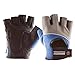 Impacto 40000110050 Anti-Impact Gel Work Glove, Blue, Black, Xlarge