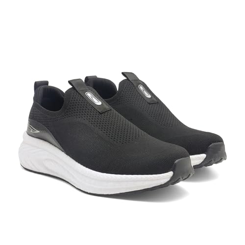 Image of ASIAN Hypercushion Walk-02 Men's Walking Shoes | Slip-On Knit Walking Shoes with E-TPU Energy Return Sole, Memory Foam Arch Support, Breathable Upper & Grip Outsole, Gym & Travel