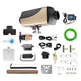 7KW Diesel Heater, 12V Parking Fuel air Heater Water air Heating Integrated Machine, Diesel Air Heater with LCD Switch, Diesel Parking Heater for Cars, Trucks, RVs, Trucks, Ships, and Outdoor Places