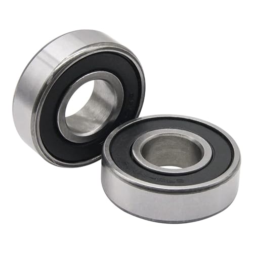 2Pcs 6204-2RS Double Rubber Seal Bearings 20x47x14mm, Replace for Cub Cadet MTD 741-0919 941-0919 Husvarna 129895 532129895 738220419 ST207