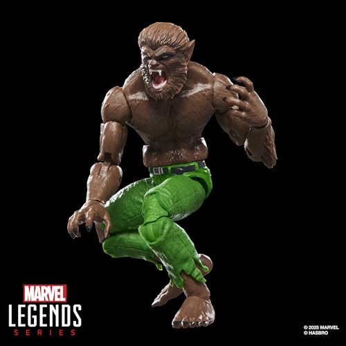 Marvel Legends Series Werewolf By Night, Marvel Comics Collectible 6-Inch Scale Action - image 3