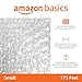 Amazon Basics Bubble Wrap for Moving, Packing, Shipping and Storage, Perforated Protective Cushioning for Fragile Items, 12-inch x 175-ft Long Roll, Small 3/16