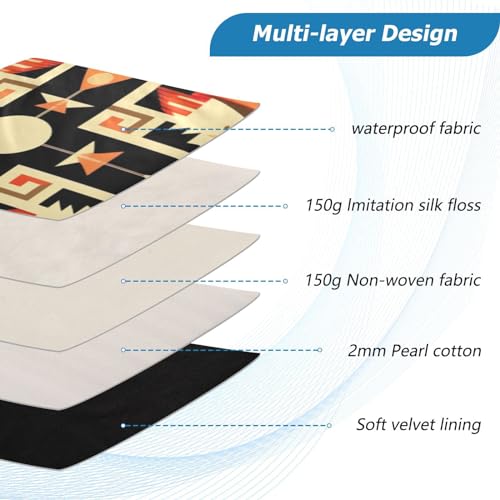 Funda para portátil de 13-14 pulgadas impermeable con patrón abstracto miniatura 4
