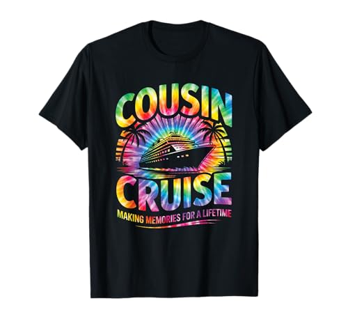 Cousin Cruise Matching Family Vacation Tie Dye 2026 T-Shirt