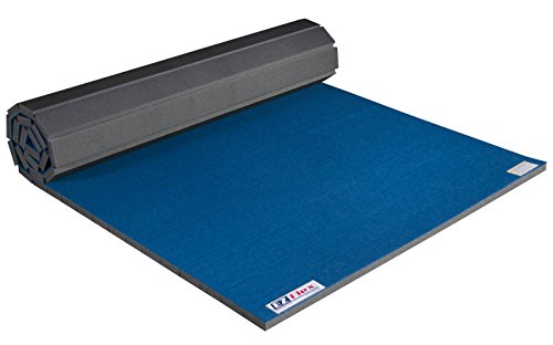 EZ Flex 5' x 10' Home Cheerleading/Gymnastics Mat (Blue)