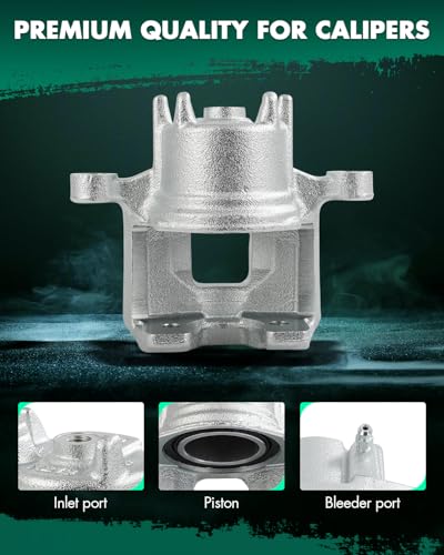Image of SCITOO 345084 Front Left Disc Brake Caliper Assembly Without Bracket For Mitsubishi For Mirage 2017-2021,For Mitsubishi For Mirage G4 2017-2021