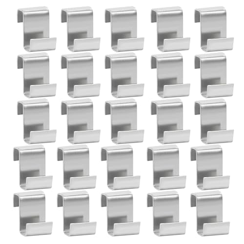 25pcs Greenhouse Glass Clips,Greenhouse Accessories Polycarbonate Clips for Fitting Glass,Accessories Retaining Clips Spring Window (25 Z Glazing Clips