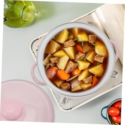 Cocotte classique Alipis en émail durable avec double poignée