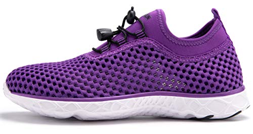 Image of Women's Quick Drying Aqua Water Shoes,3-Second Drainage & All-Terrain for Swimming,Hiking,Yoga