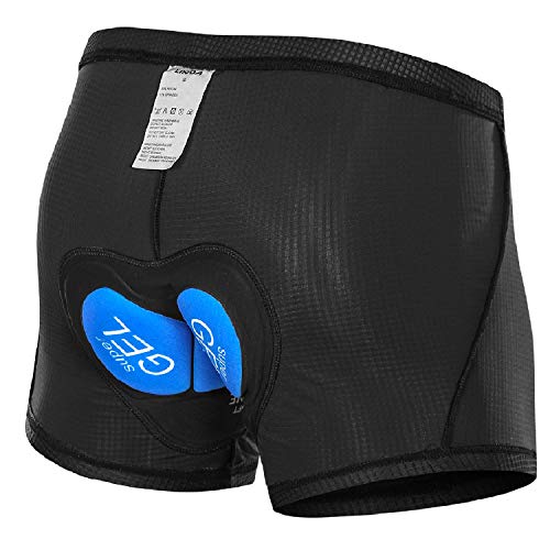Lixada Men's Bike Padded Shorts Cycling 3D Padded Underwear Bicycle Padding Riding Shorts Biking Underwear Shorts