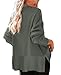 Glanzition Womens Sweaters Turtleneck Long Winter Tunic Tops to Wear with Leggings Green M