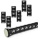 Eyourlife 6pcs Tennis Racket Grip Tape PU Overgrip for Anti-Slip & Shock Absorption Athletic Tape for Bat Training Sessions Matches Badminton & Pickball Player