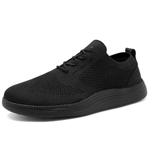 Men's Casual Dress Sneakers Oxfords Business Mesh Walking Shoes Breathable Tennis Shoe Lightweight Work Shoes Zapatos para Hombre