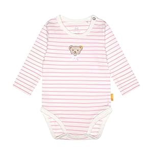 Steiff Baby-Mädchen Body Langarm Unterwäsche