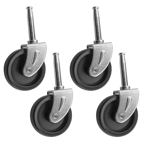 4 Pcs 12293 Wet Dry Vacuum Caster Wheel Compatible with Ridgid, Craftsman, Dewalt Vacuums, Shop Vac Replacement Parts for RV1250, RT1200, 1650RV, WD1850M, WD1635M Models