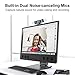 immagine 3Spedal Full HD Webcam 1080p, Privacy Shutter, 2 Microfoni, Autofocus Live Streaming PC Camera con Microfono, Webcam USB per Xbox OBS XSplit Facebook Skype, Compatibile per Mac OS Windows 10/8/7