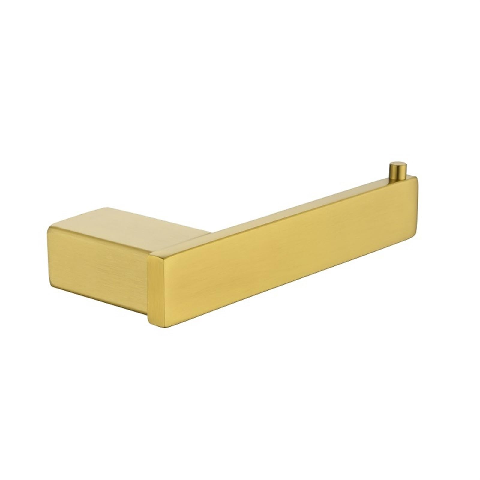 Stały uchwyt na papier toaletowy, Brushed Gold Stainless Steel Wall Mounted Bathroom Set With Towel Rack Pack Of 5(Towel Ring)