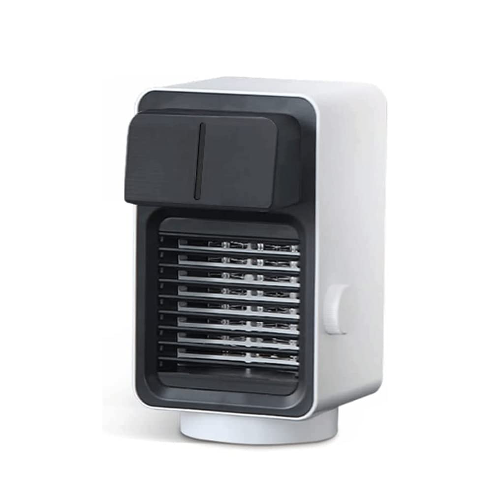 Stufetta Portatile Mini Termoventilatore Elettrico 2-in-1 Riscaldatore Da Tavolo Usb Riscaldatore Ventilatore con Umidificatore per Dormitorio Soggiorno Cucina Ventola riscaldante portatile