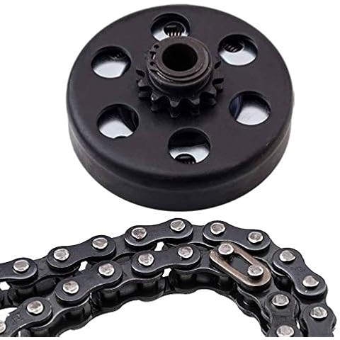 Centrifugal Clutch 5/8" Bore 12 Tooth with #35 Chain for Go Kart Mini Bike Lawnmower Engine Cover