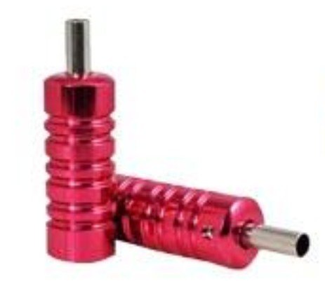 Single 1" Aluminum Alloy Tattoo Machine Grip (Model: L010034 - Single) (Red)
