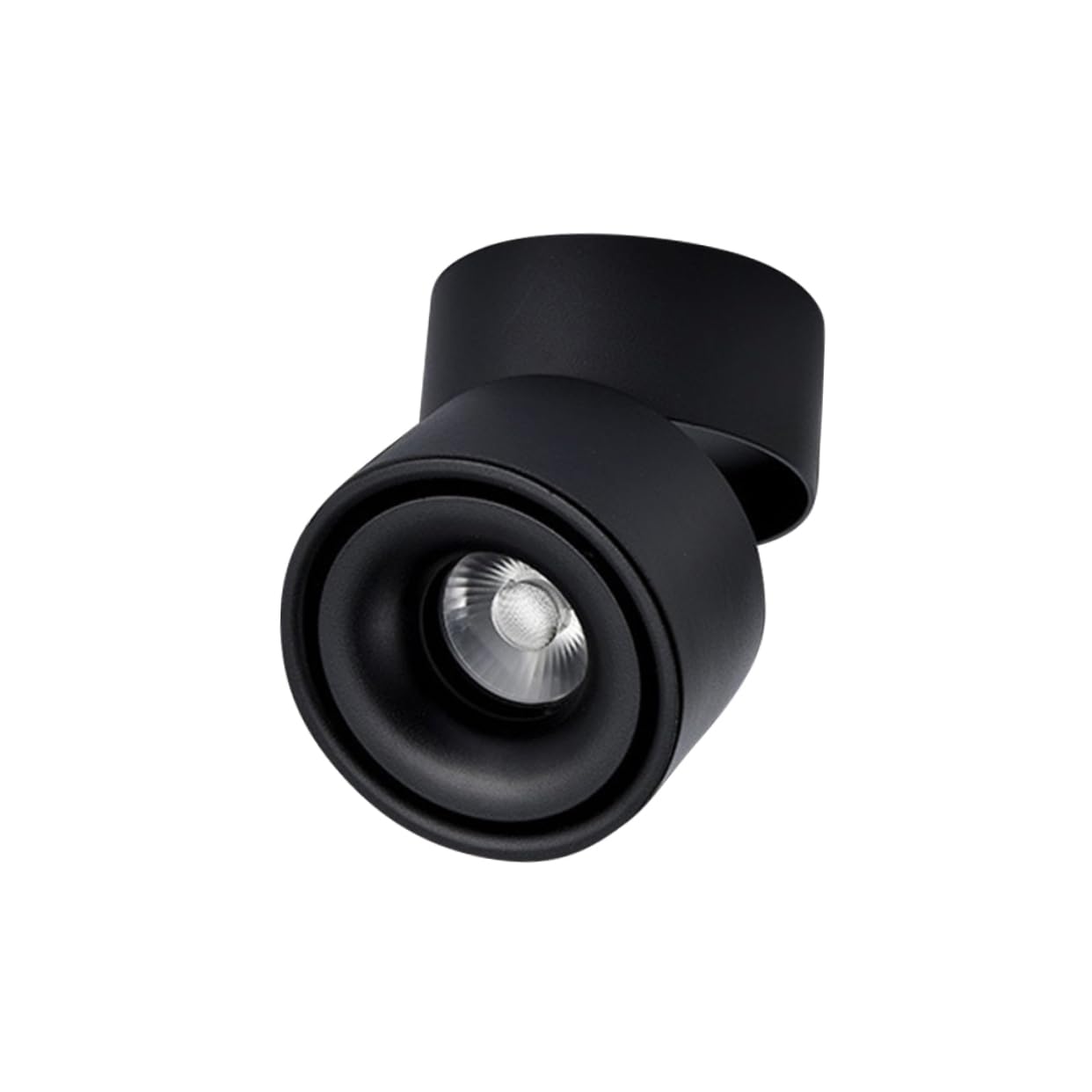 Holibanna LED Deckeneinbaustrahler 10w Aluminium Verstellbar mit Einfacher Installation und Aufputzmontage für Schaufenster und Ladenbeleuchtung in Schwarz