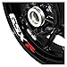 Vance Technology Autocollants de Roues de Motos, Autocollants de la Moto décoratifs décoratifs de Tendance imperméable réfléchissant décalcomanie pour Suzuki GSX-R GSXR gsx r (Color : 5)