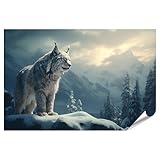 islandburner XXL Bild Poster Luchs streift durch die 