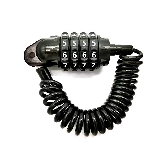 Lakkit Scooter Lock Cable, Portable Mini Bike Lock Security 4 Digit Resettable Combination Steel Cable Lock For Bikes, Scooters, Electric Scooters And Baby Strollers (Lk2) #TOP4