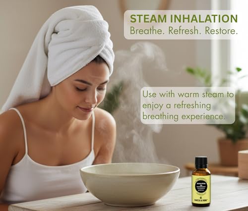 Image of Earth N Pure Eucalyptus Essential Oil (Nilgiri Oil) Undiluted, Natural, Therapeutic Grade 30 ml