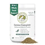 Wholistic Pet Organics Canine Complete: Multivitamin for Dogs Organic Homemade Dog Food Supplement Dog Multivitamin Powder with Probiotics Healthy Immune System Digestive Support for All Ages
