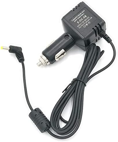 Fumei E-DC-5B Car Travel Charger Cigarette Lighter Cable with Noise Filter for YAESU Radio VX-6R VX-7R VXA150 VXA-710 FT-50R HX-470