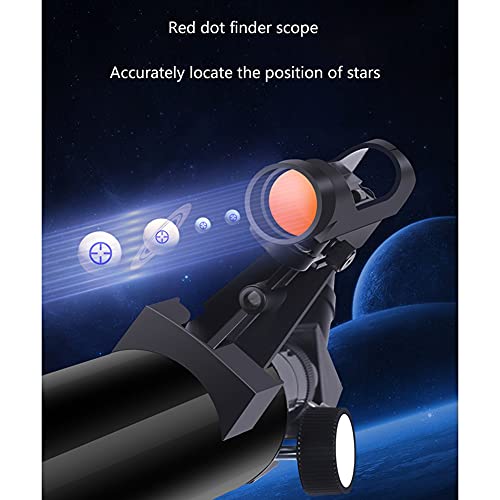 Télescope astronomique 50mm avec trépied réglable pour observation - 7