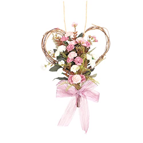 Simulation carnation garland mur suspendu durable et réaliste