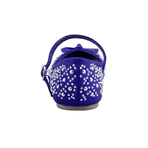 The Doll Maker Glimmer Ballet Flat - FBA1631131C-1 Blue3