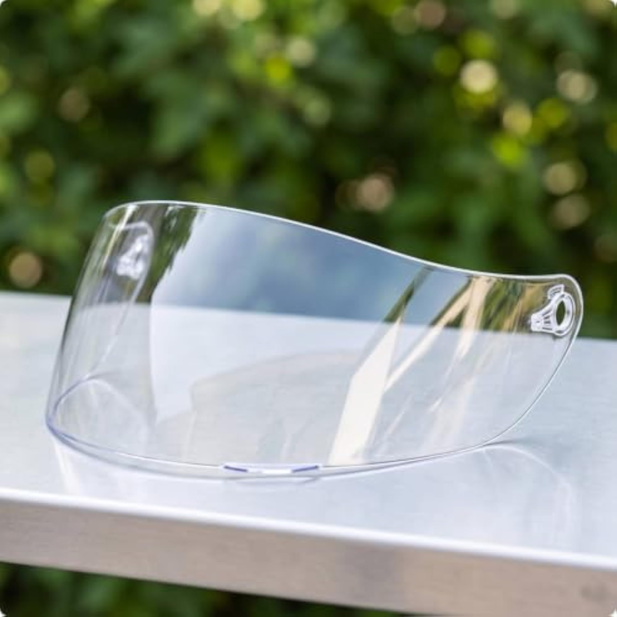 Anti-Fog Compatible Motorcycle Curved Face