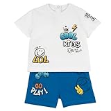 Chicco, Completo Neonato con T-shirt e Pantaloncini in Morbido Tessuto, Abbigliamento Bambino, Designed in Italy