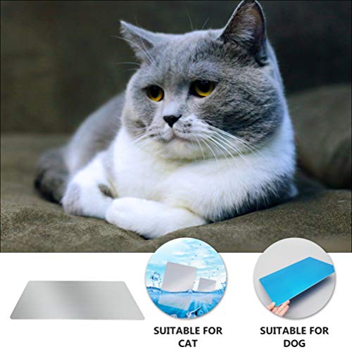 POPETPOP Cão Arrefecimento Mat Gato de Estimação Placa De Alumínio Cool Ice Bed Gaiola Para Animais