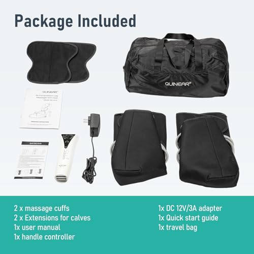 Thumbnail image for QUINEAR Leg Massager with Heat Air Compression Massage for Foot & Calf